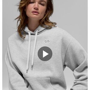 ALO Yoga Gray Hoodie Sweater